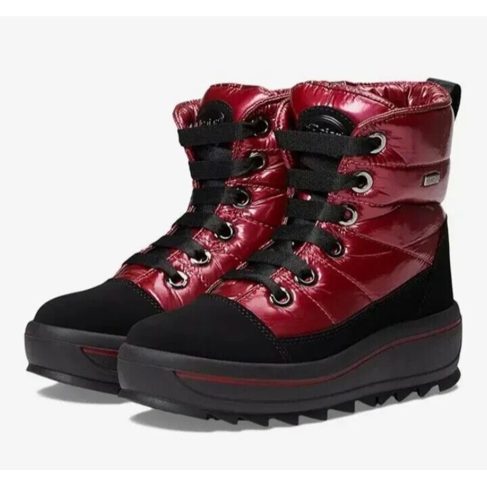 Pajar Canada Tyre Insulated Waterproof Boots Women's 6.5 / 37 Metallic Red $250